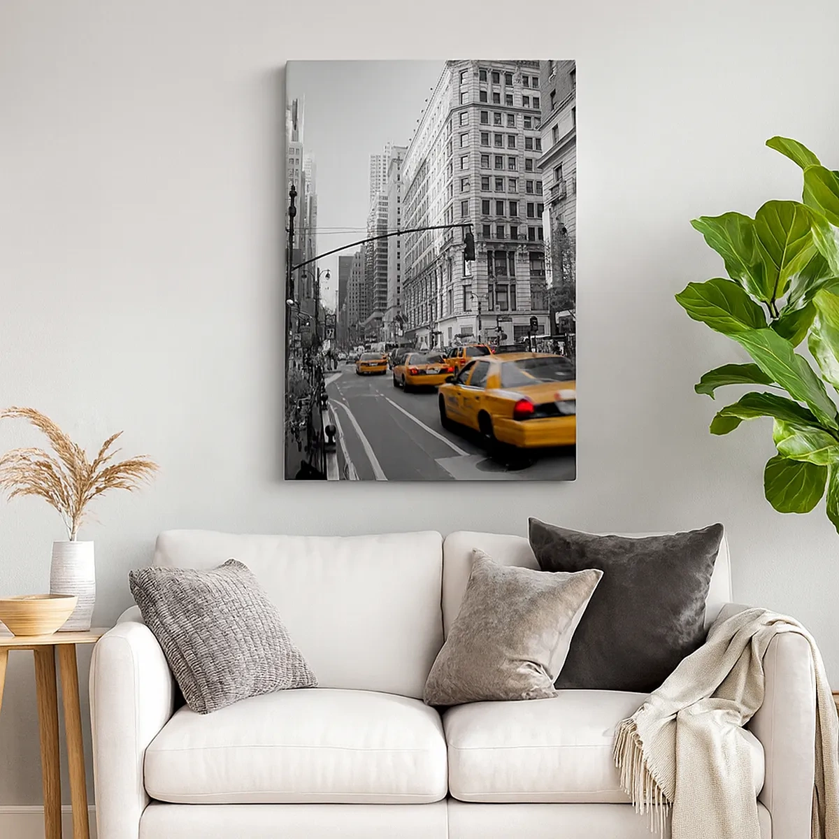 Canvas picture - Suns of a Big City - 50x70 cm