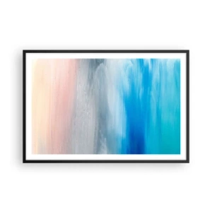 Poster in black frame - Elements: Air - 91x61 cm