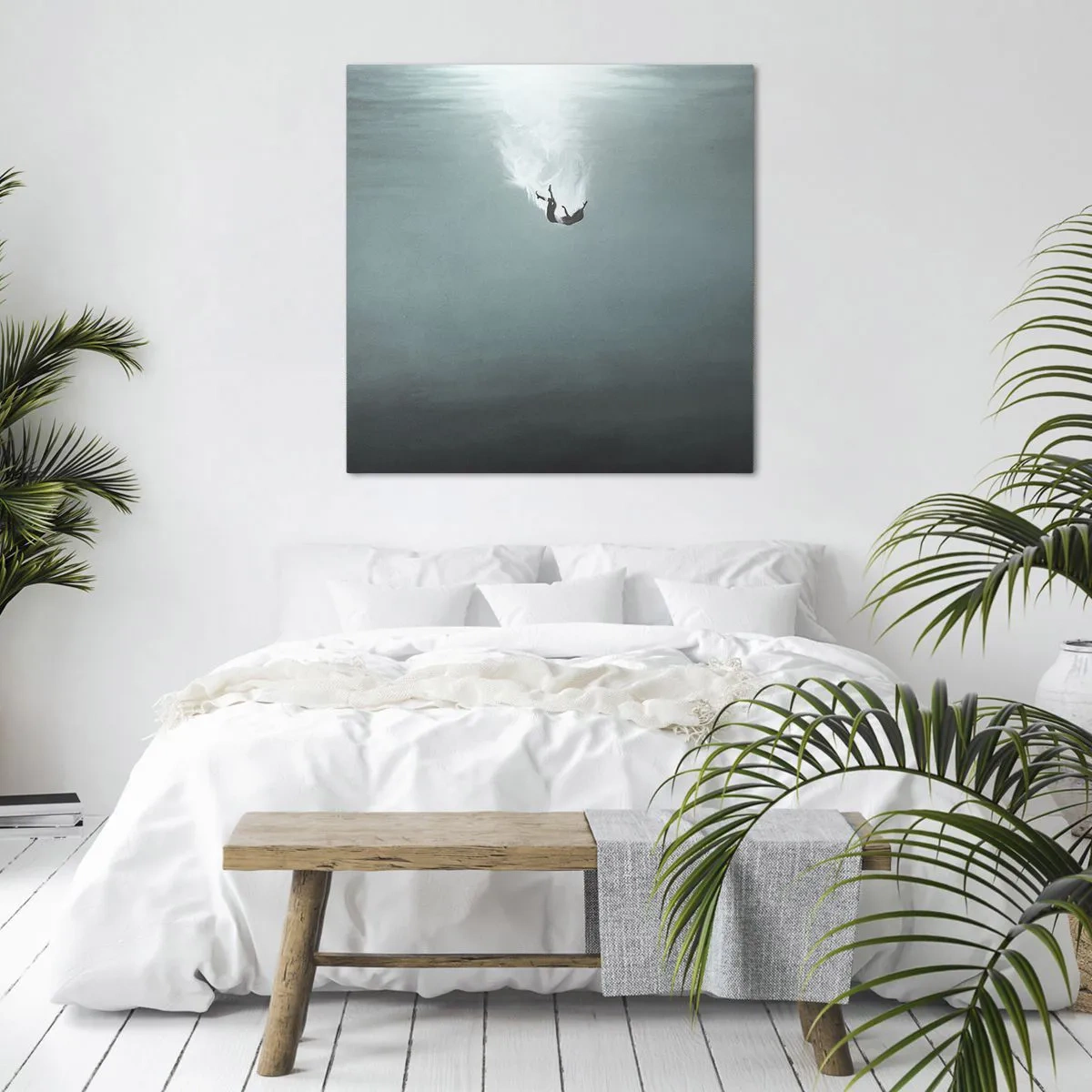 Canvas picture - In the Arms of the Ocean - 40x40 cm