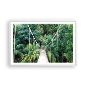 Poster in white frmae - Welcome to the Jungle! - 91x61 cm