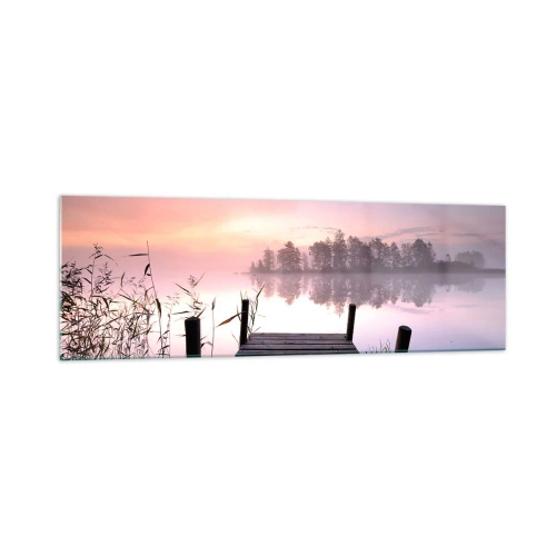 Glass picture - Out from a Lilac Fog… - 160x50 cm