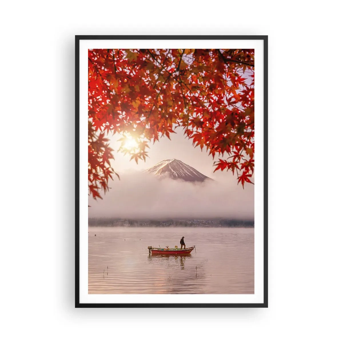 Poster in black frame - In Japanese Style - 70x100 cm