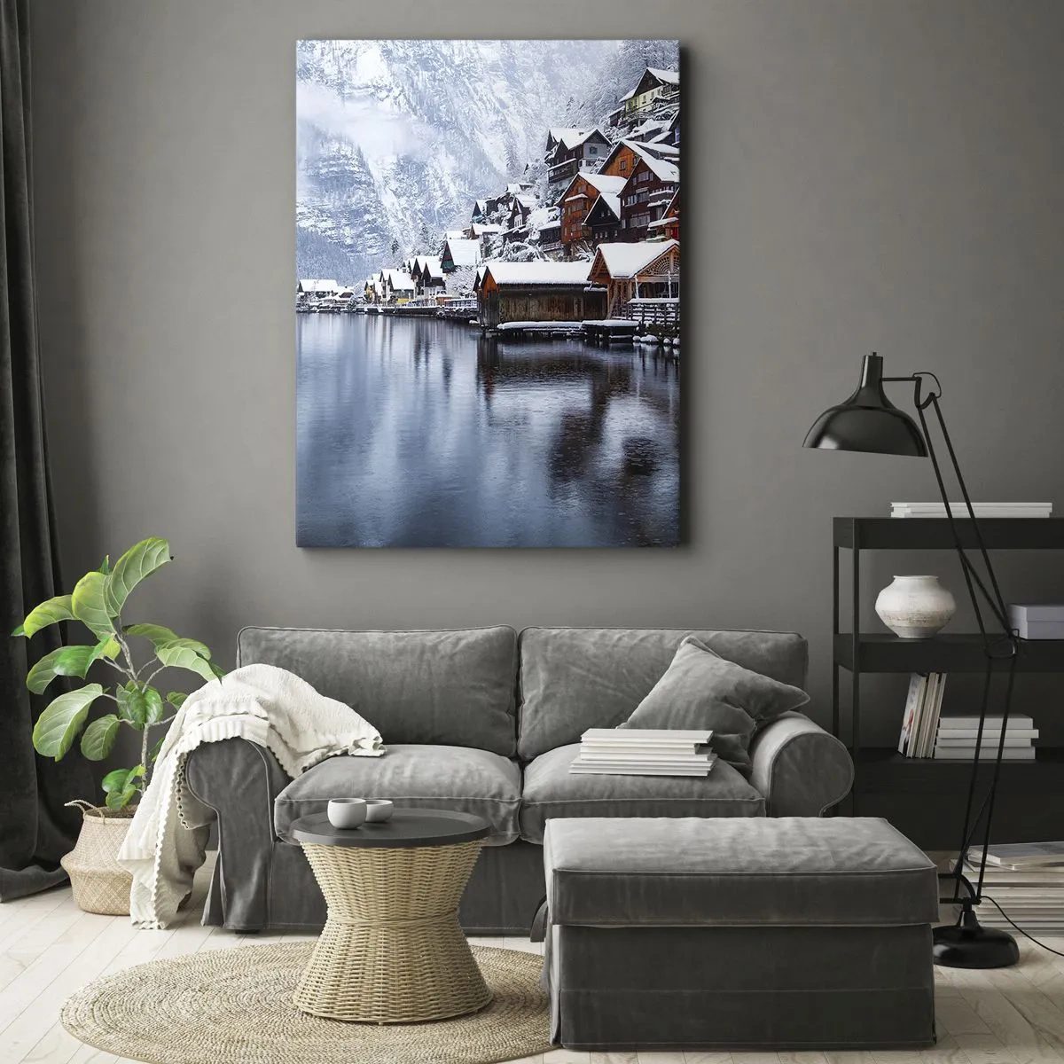 Canvas picture - In Winter Decoration - 80x120 cm