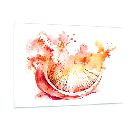 Glass picture - Juicy Refreshment - 120x80 cm