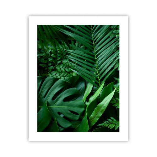 Poster - In a Green Hug - 40x50 cm