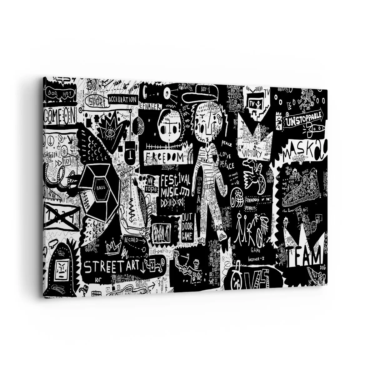 Canvas picture - Rights and Joys of Youth - 120x80 cm
