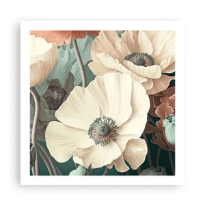 Poster - Whisper of the Poppies - 60x60 cm