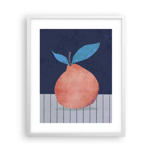 Poster in white frmae - Convexity and Plane - 40x50 cm