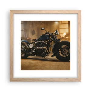 Poster in light oak frame - I Can Do Anything - 30x30 cm