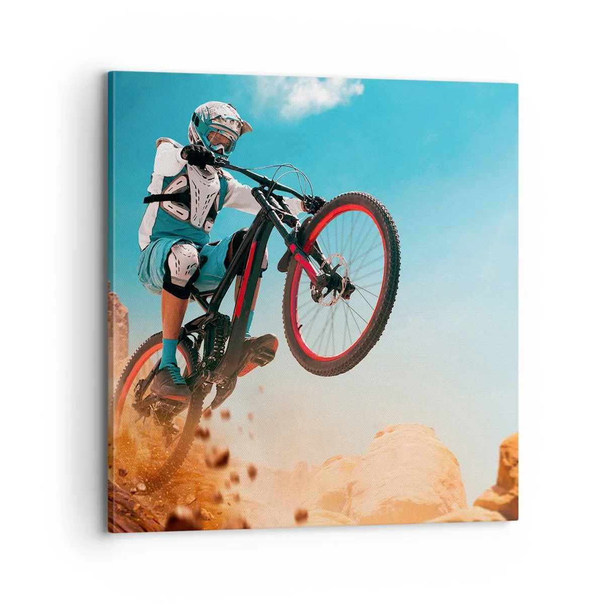 Canvas picture - Madness on Wheels - 70x70 cm