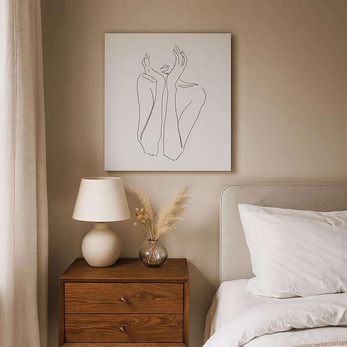 Canvas picture - What Girls Are Dreaming of - 30x30 cm