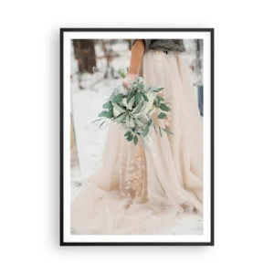 Poster in black frame - And They Lived Long and Happily - 70x100 cm