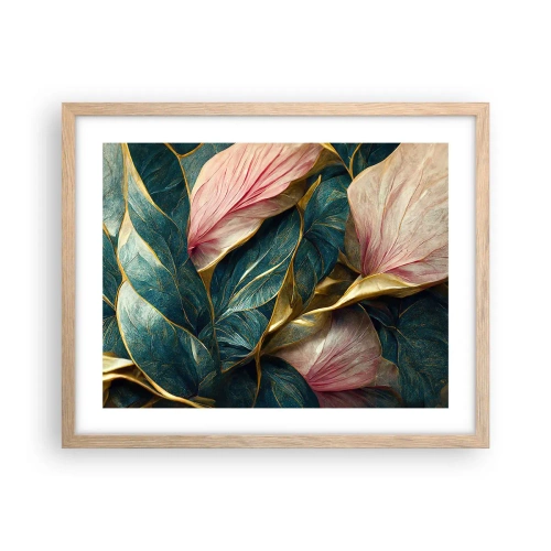 Poster in light oak frame - Natural Elegance and Style - 50x40 cm