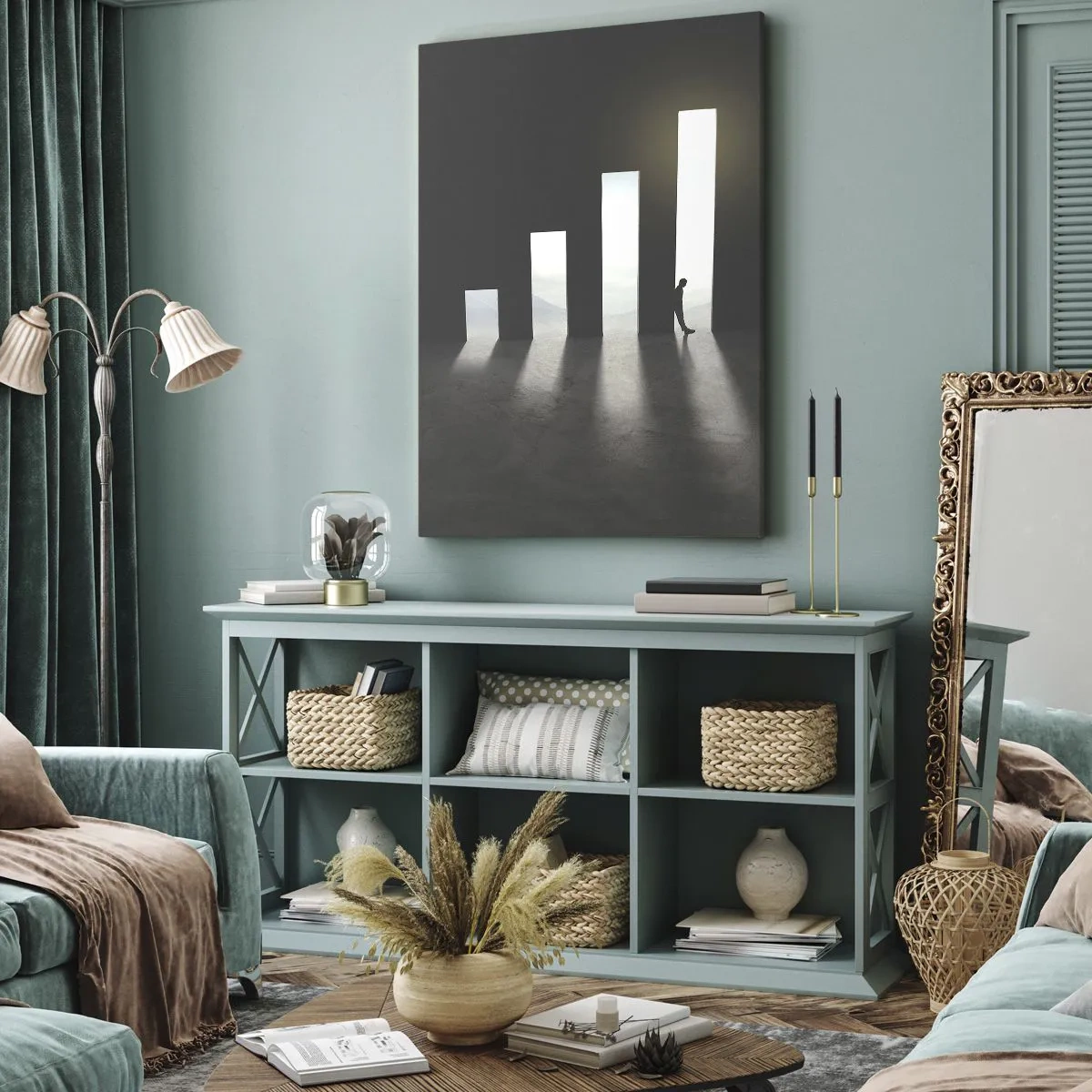 Canvas picture - Success - Impression - 65x120 cm