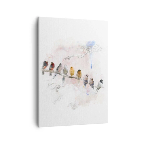 Canvas picture - Winged Encounter - 50x70 cm