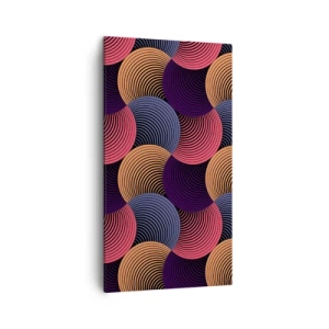 Canvas picture - In a Circular Rhythm - 45x80 cm