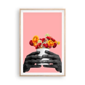 Poster in light oak frame - Apotheosis of Life - 61x91 cm
