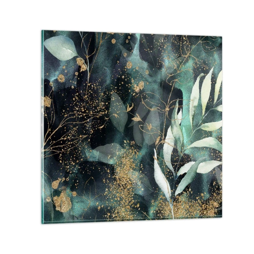 Glass picture - Enchanted Garden - 30x30 cm