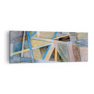 Canvas picture - Straight Or Slanted? - 140x50 cm