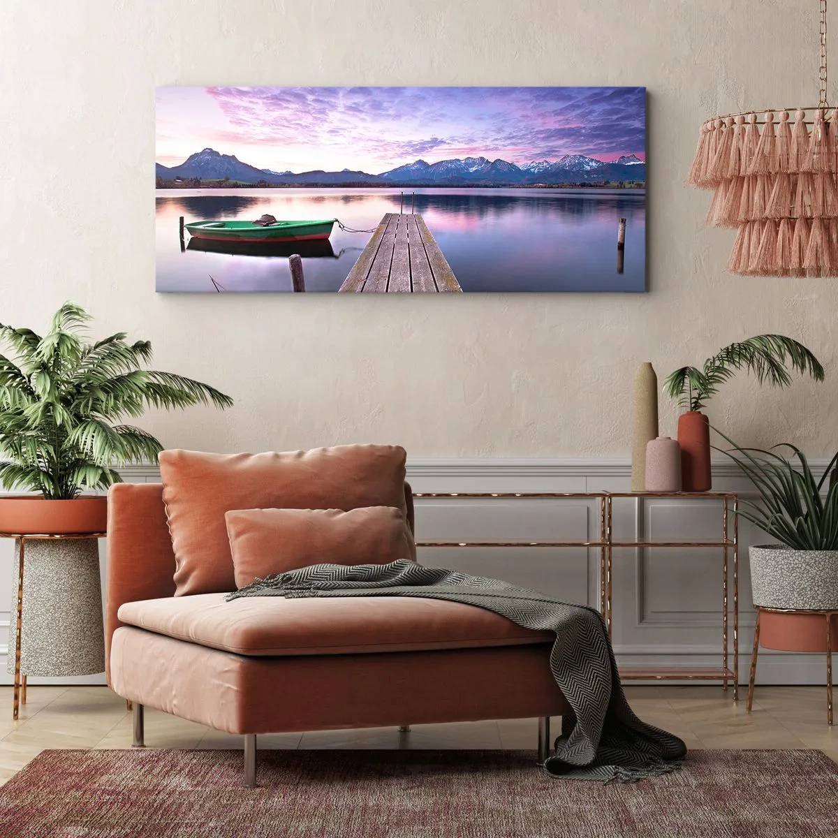 Canvas picture - Friendly Silence - 120x50 cm