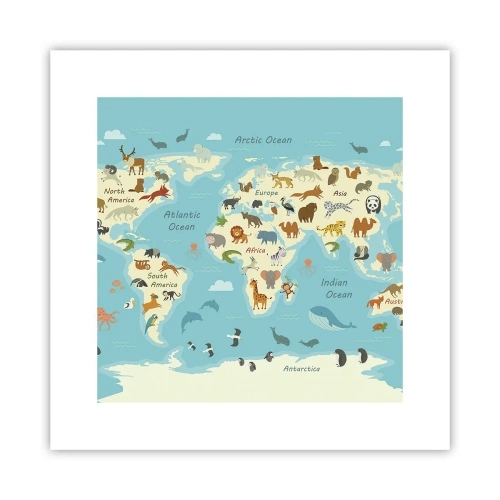 Poster - Good Neighbours - 30x30 cm