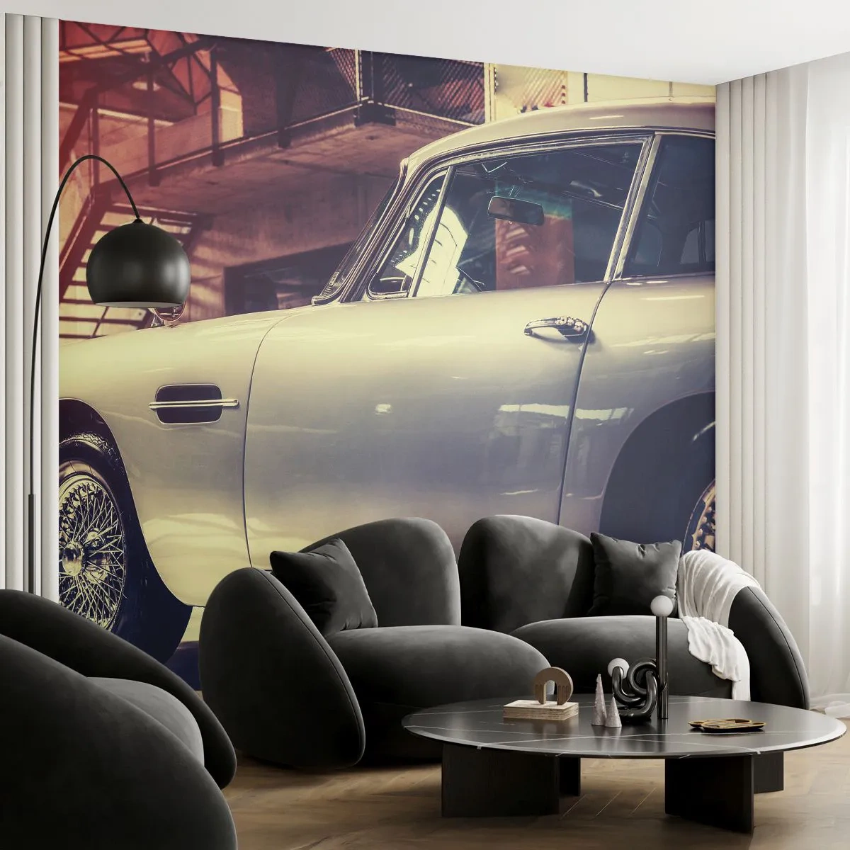 Self-Adhesive Photo Wallpaper Deluxe Sticker - Classics Never Gets old - Car, Automotive, Vintage - 250x175 cm