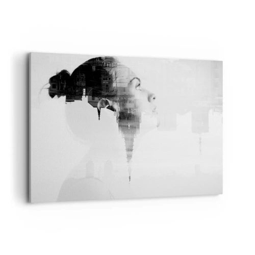 Canvas picture - On Both Sides of a Glass - 100x70 cm