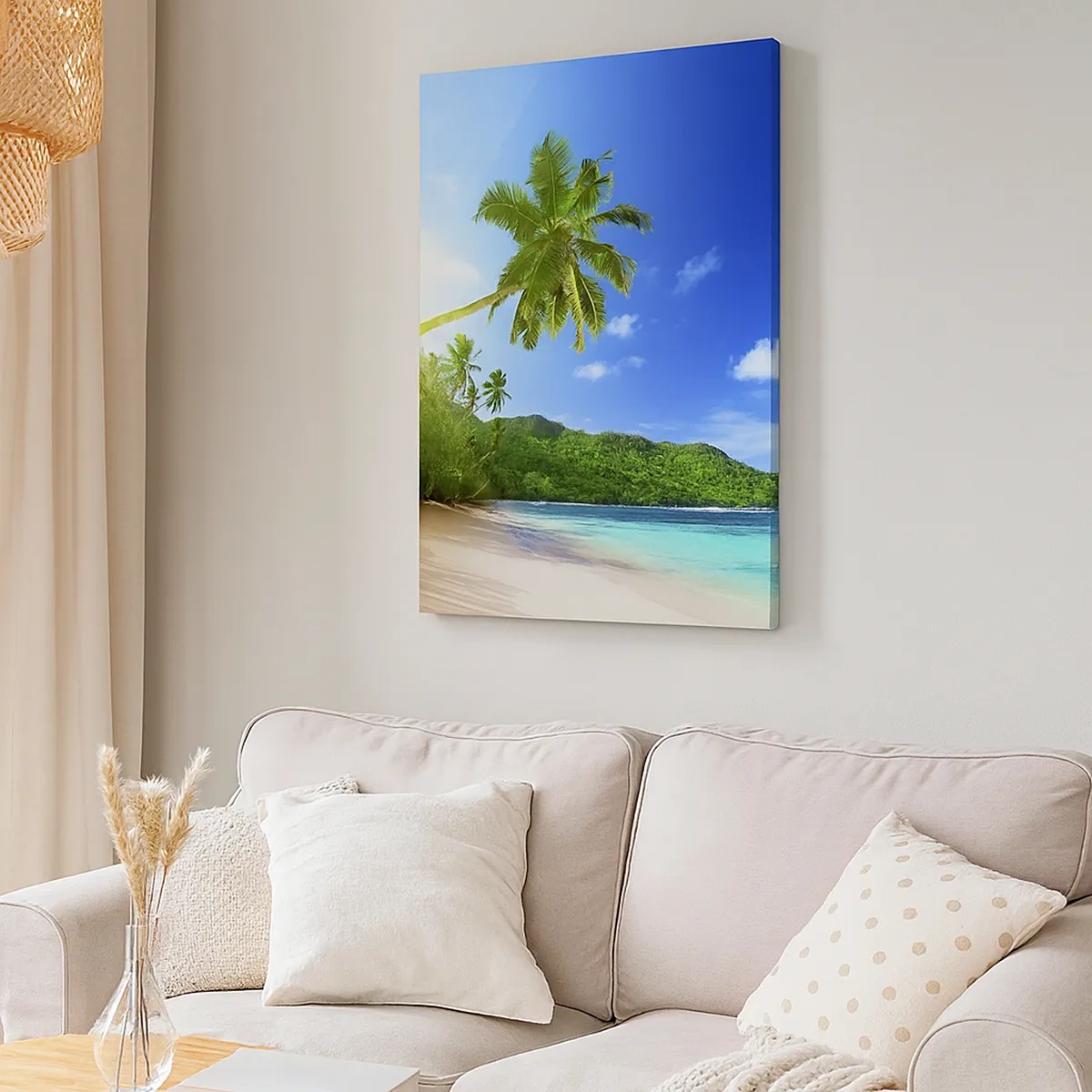 Canvas picture - Mild Touch of the Tropics - 50x70 cm