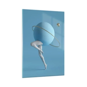 Glass picture - And Planets Are Going Crazy - 80x120 cm