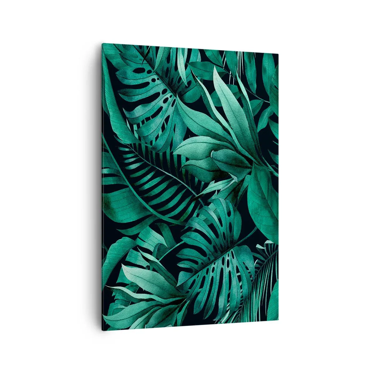 Canvas picture - Depth of Tropical Green - 70x100 cm