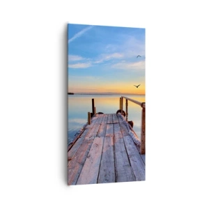 Canvas picture - Walk towards the Sun - 65x120 cm