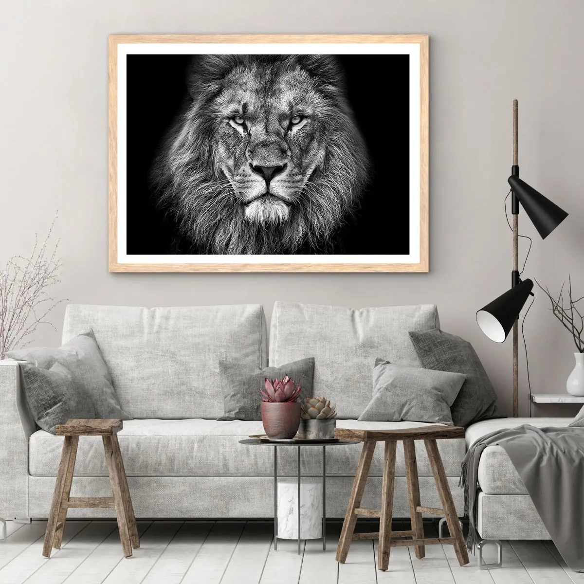 Poster in light oak frame - In Coronation Clothes - 40x30 cm