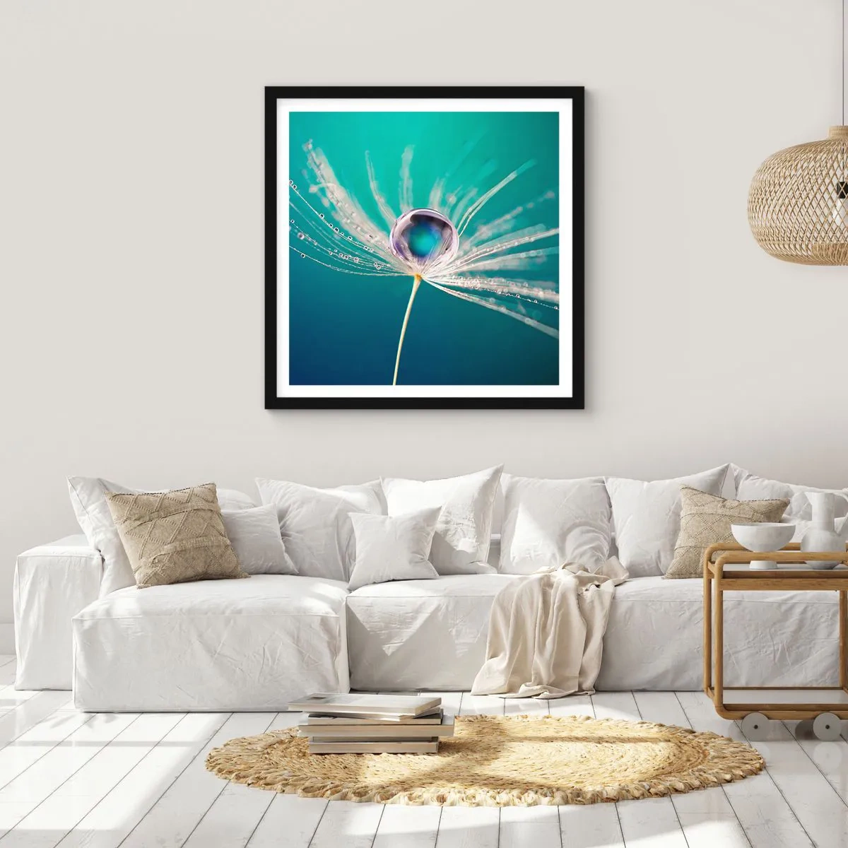 Poster in black frame - Mystical Moment - 50x50 cm