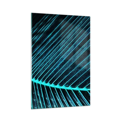 Glass picture - Texture of Green - 70x100 cm