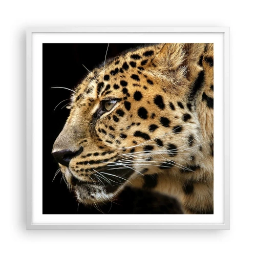 Poster in white frmae - Calm, Focused, Ready - 60x60 cm