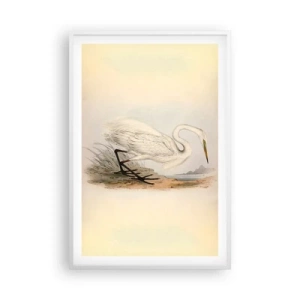 Poster in white frmae - Lady on the Marsh - 61x91 cm