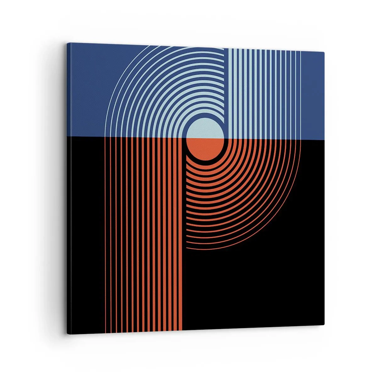 Canvas picture - In a Geometrical Embrace - 60x60 cm