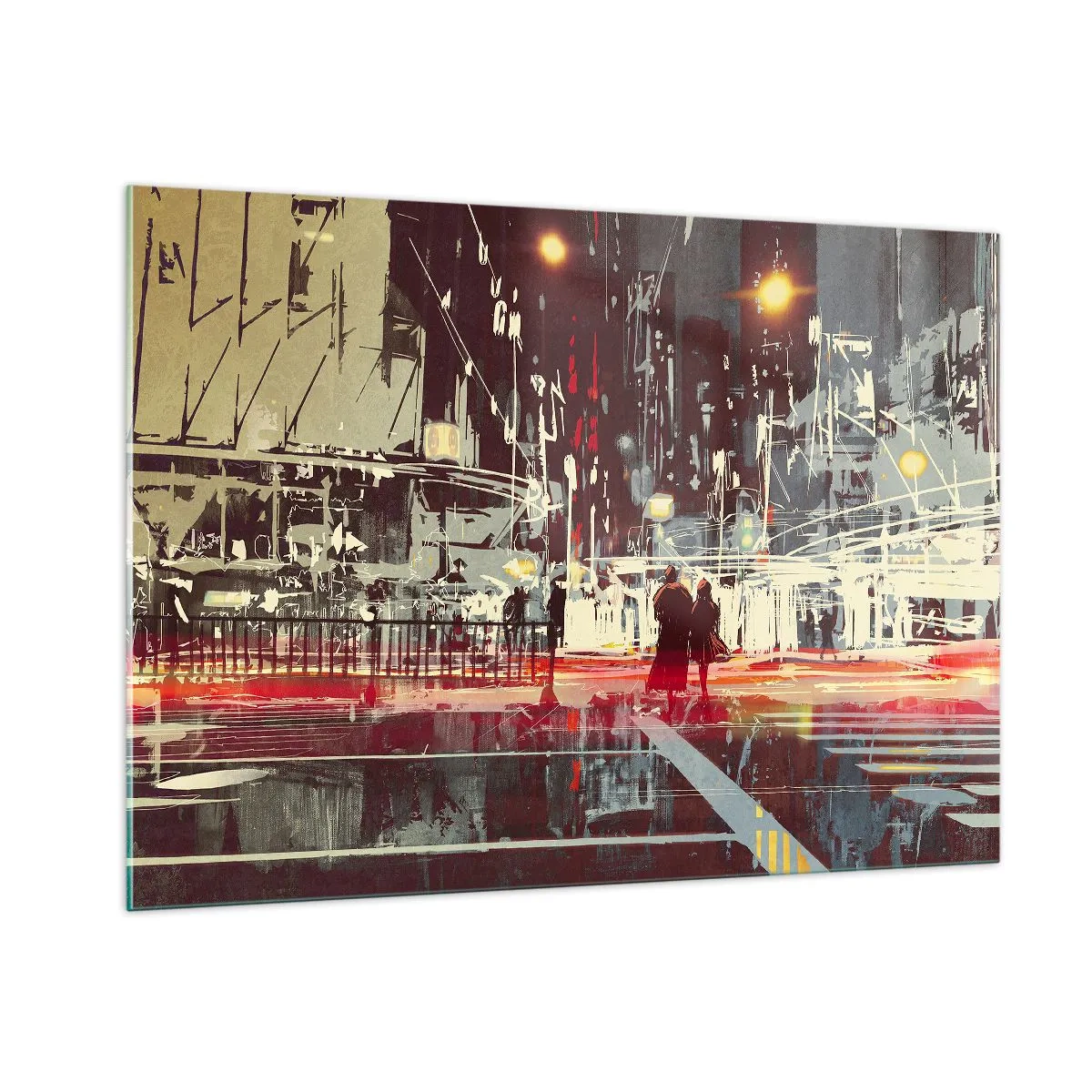 Glass picture - Big City Trip - 100x70 cm