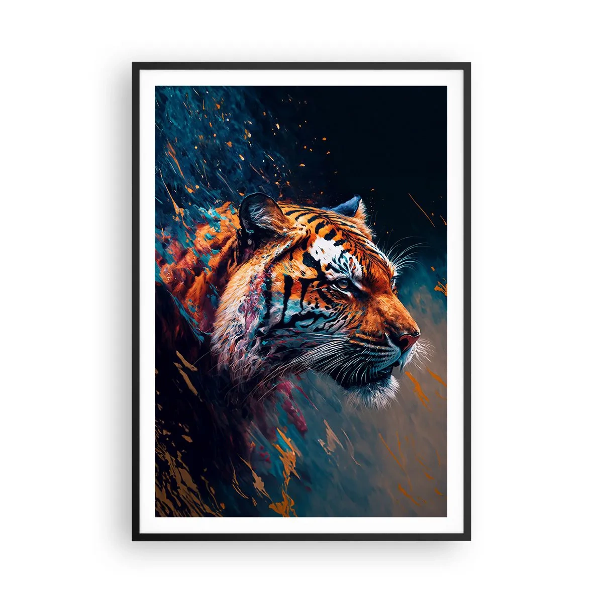 Poster in black frame - Wild Beauty - 70x100 cm