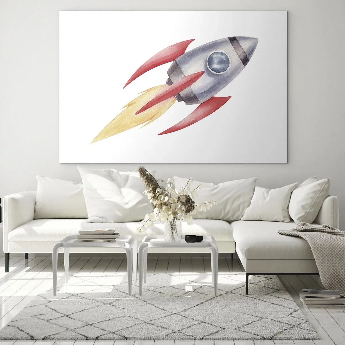 Glass picture - Higher, Faster, Further - 100x70 cm