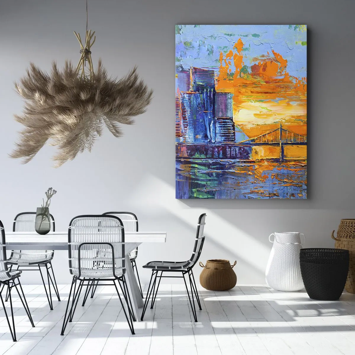 Canvas picture - Culture and Nature - 70x100 cm