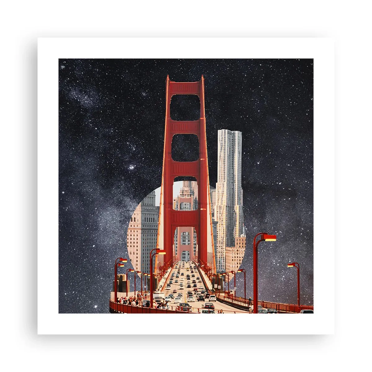 Poster - Always in the Centre - 50x50 cm