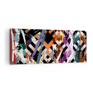 Canvas picture - Squared - 100x40 cm