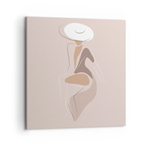 Canvas picture - Being a Lady - 60x60 cm