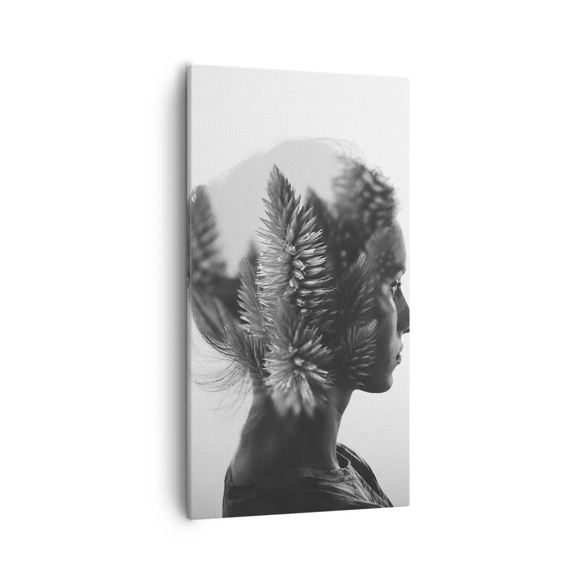 Canvas picture - Lady from a Pinewood Forest - 55x100 cm