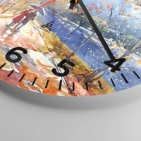 Clock face with numbers