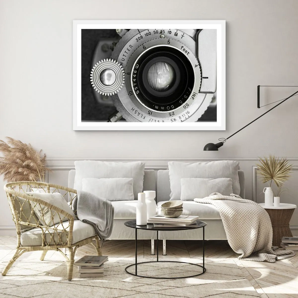 Poster in white frmae - Tale about Hollywood - 40x30 cm