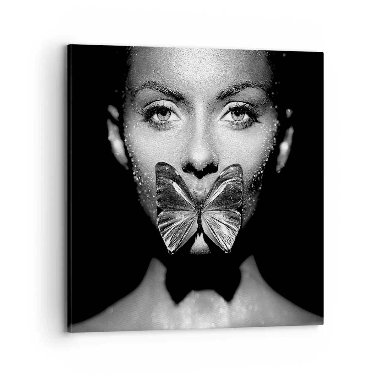 Canvas picture - Butterfly Kiss - 70x70 cm