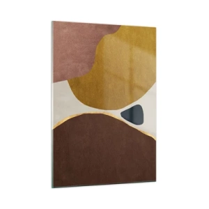 Glass picture - Abstract - Place in sSace - 50x70 cm