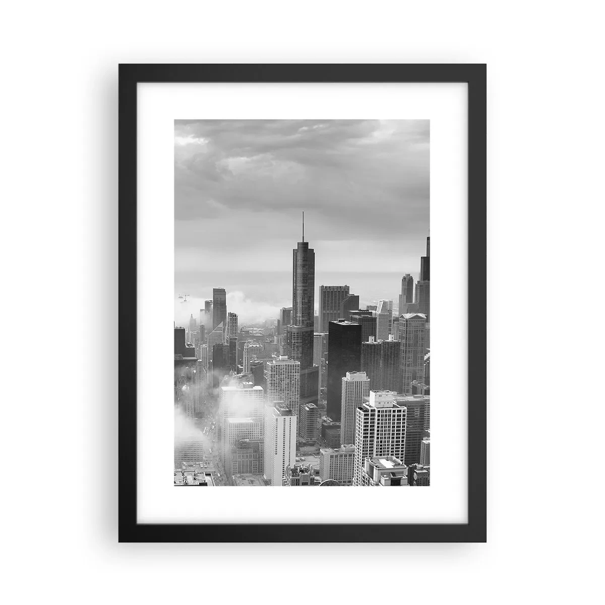 Poster in black frame - American Landscape - 30x40 cm